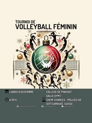 Tournoi Volleyball Féminin Célébration des 10 ans de l'Association Pervenches en collaboration avec la FASe et l'Hospice général